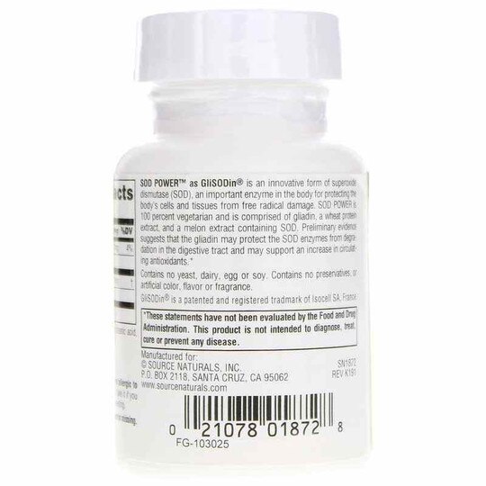 SOD Power 250 Mg Superoxide Dismutase, SNN